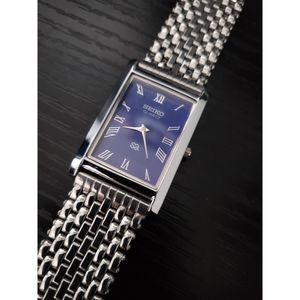 🔥RARE - NEW Old Stock Seiko‎ SQ Tank Roman Dial Quartz Men's Watch